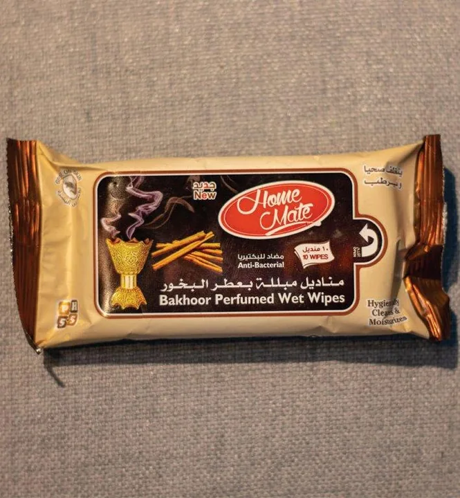 Bakhoor Scented Handy Wipes 10 wipes per pack